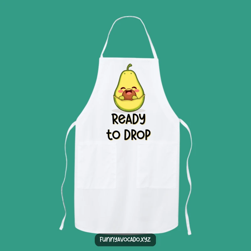 Funny Giggling Avocado Apron: Kitchen Comedy With a Surprise Fruit Twist Gift