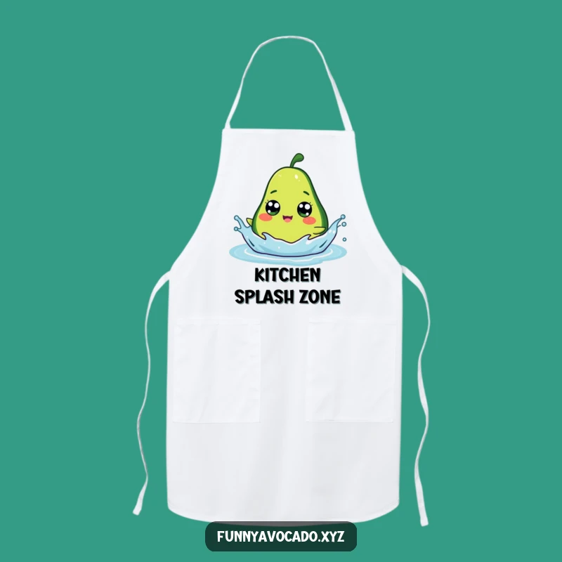 Funny Googly Eye Avocado Apron: Splashy Kitchen Fun, Perfect Gift