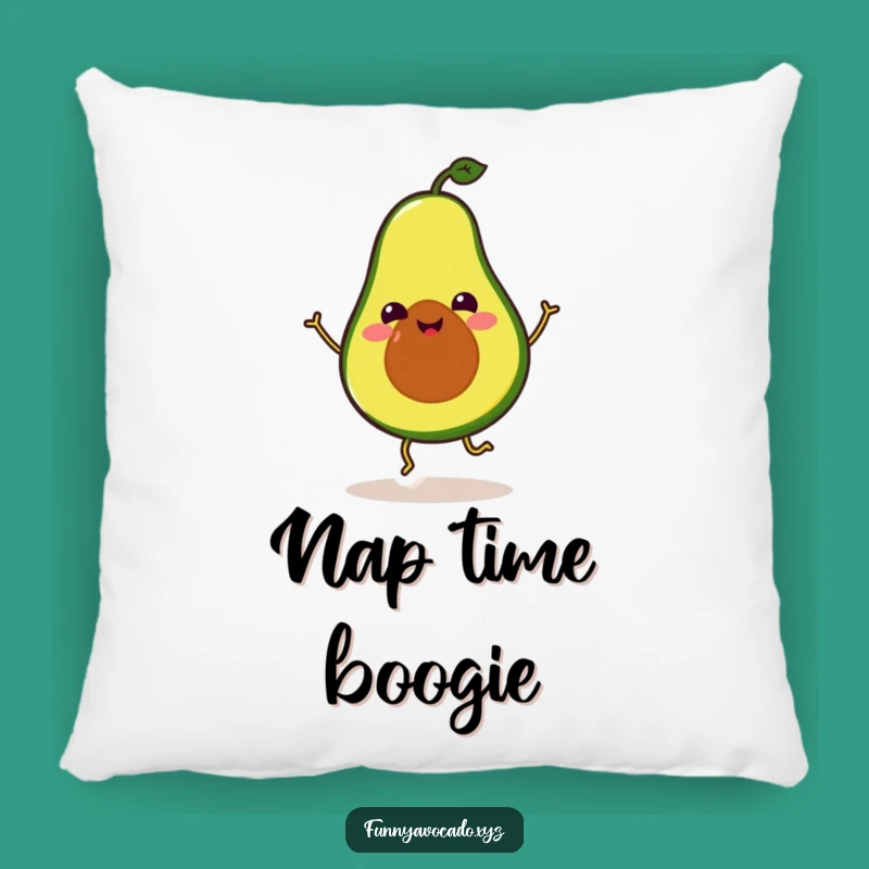 Funny Avocado Pillow: Silly Dancer Cushion, A Comfy Funny Gift for Smiles