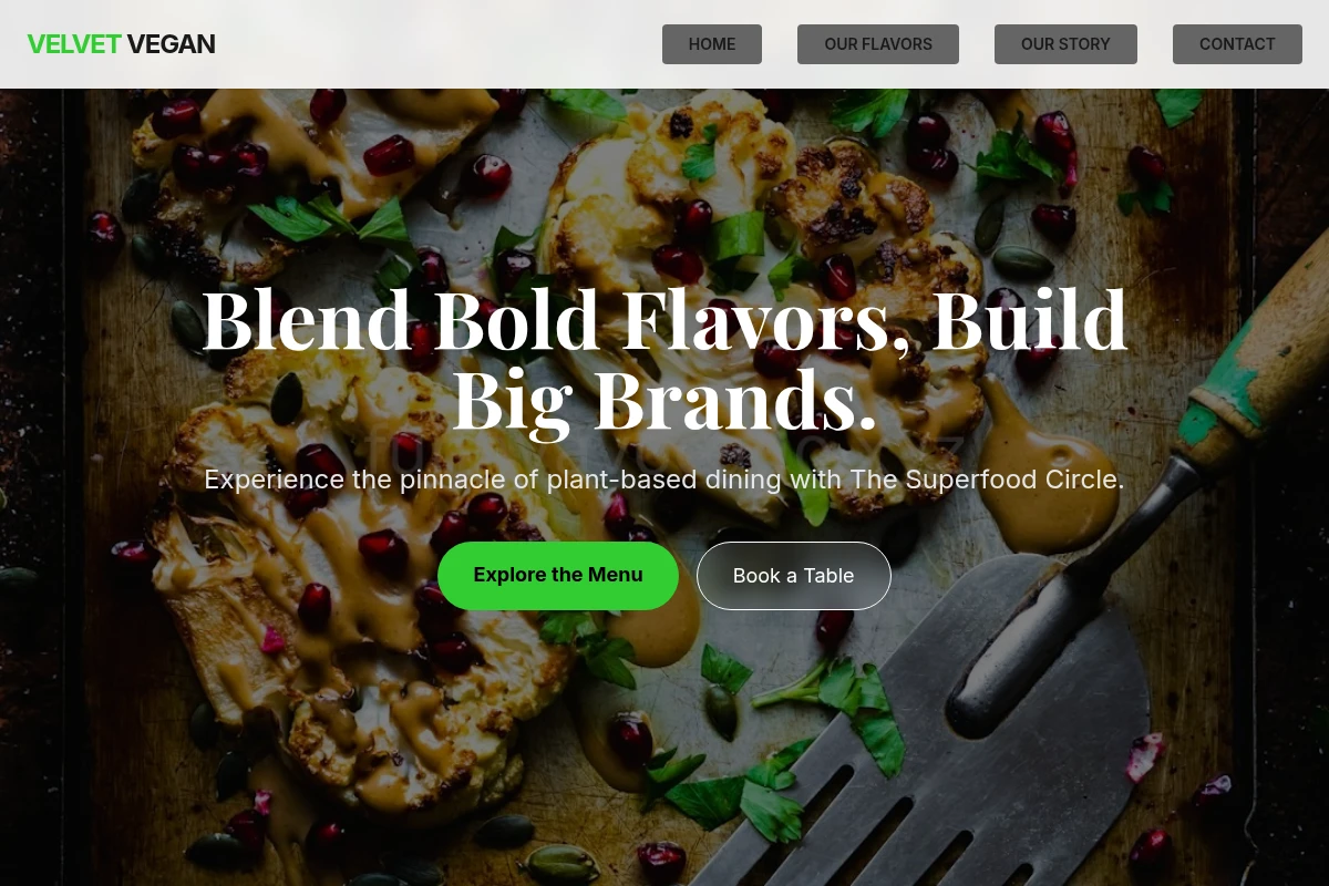 Velvet Vegan Food