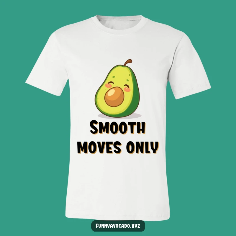 Funny Avocado Slide T-Shirt: Giggles Down the Peel, Your Hilarious Funny Gift Top