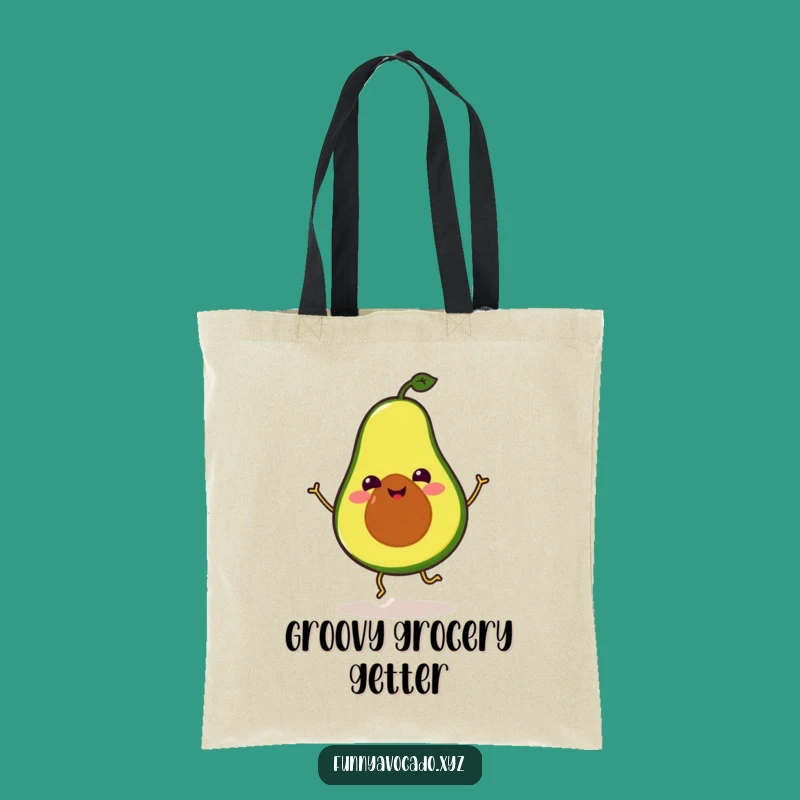 Funny Avocado Tote Bag: Silly Dance Grooves, Your Go-To Funny Gift Accessory