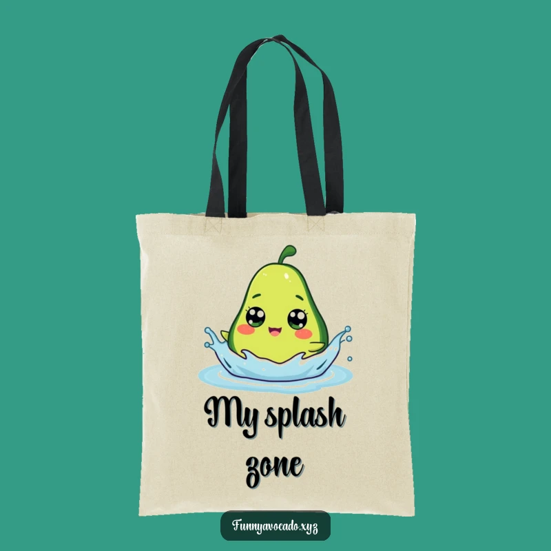 Funny Googly Eye Avocado Tote Bag: Splashy Style, Perfect Eco Gift
